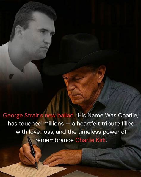 George Strait has unveiled a deeply moving new ballad titled “His Name