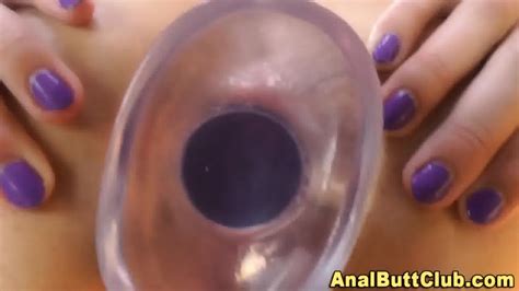 Teen Toys Her Gaping Ass