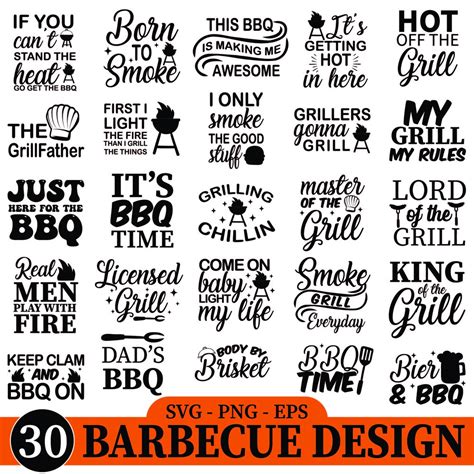 Bbq Svg For Shirts Bbq Svg Cut File Bbq Master Svg Bbq Party Svg