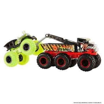 Hot Wheels Monster Trucks Veh Culo De Juguete Camiones Remolque Sorpresa Escala