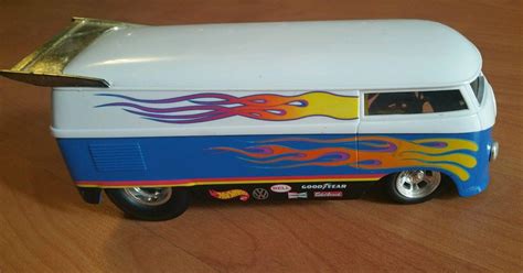 Vw Hot Wheels Drag Bus Hotbus Customozed Scale Limited Edition