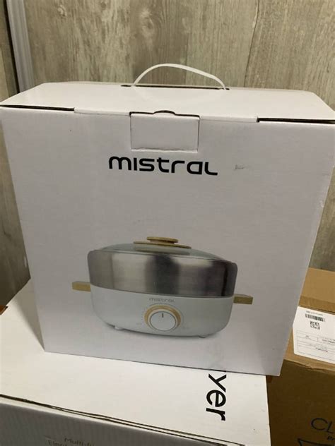 Mistral Multi Functional Electric Hot Pot With Grill Litre Furniture Home Living
