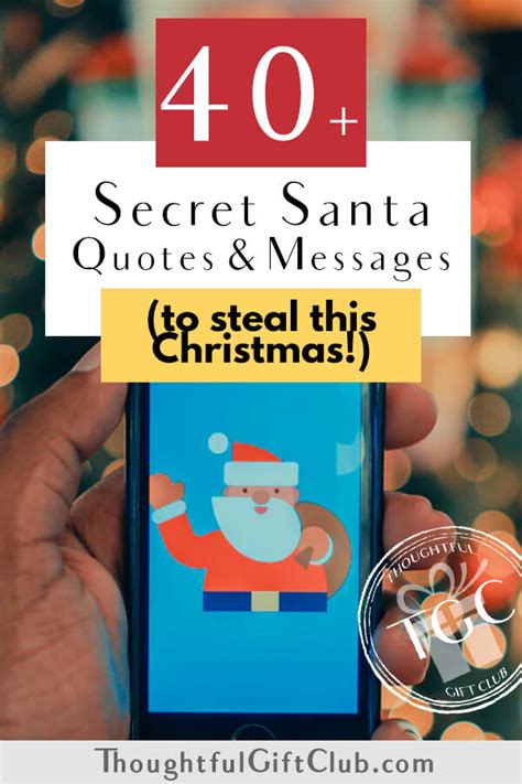 40+ Secret Santa Quotes & Messages to Steal This Christmas