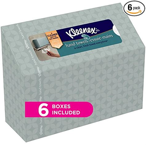 Kleenex Hand Towels 60 Disposable Towels Per Box 6 Packs 1094