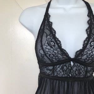 Intimates Sleepwear Babydoll Lingerie Set Sexy Sheer Lace Sleepwear Poshmark