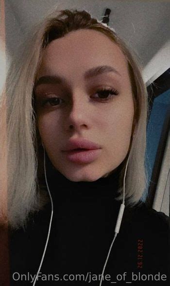 Jane Of Blonde Leaked Nude OnlyFans ShemaleLeaks