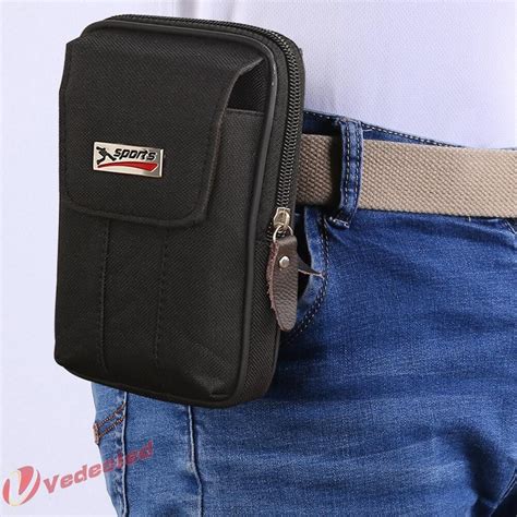 Vedecled 1 26 Casual Men Fanny Waist Bag Canvas Small Mobile Phone