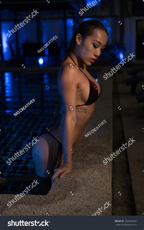 Beautiful Sensual Asian Woman Sexy Bikini Stock Photo Shutterstock