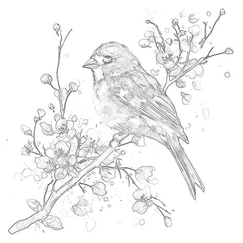 Flower Coloring Pages Printable For Adults | Coloring Pages Mimi Panda