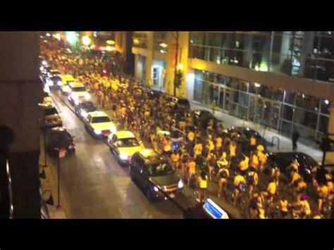 World Naked Bike Ride On Halsted Chicago 6 9 12 FULL HD YouTube