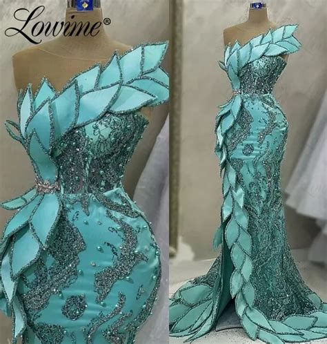 Lowime Vestido Largo De Sirena Rabe De Dub I Traje De Graduaci N Aso