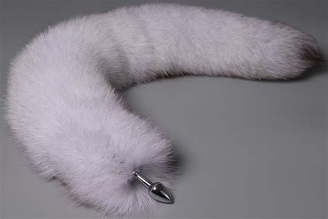 Real Fur Fox Tail Butt Plug Wolf Tail Plug Sex Toy Tail Etsy