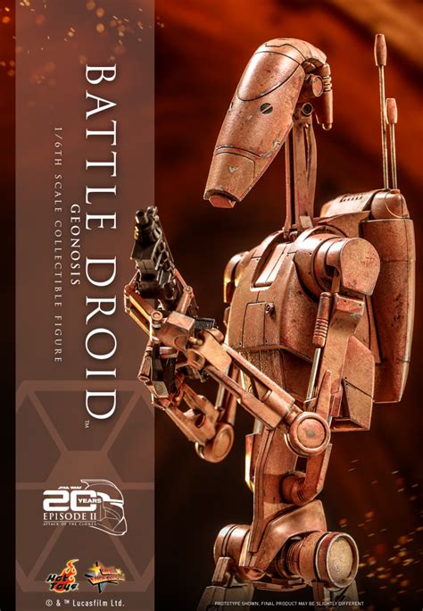 Hot Toys星際大戰二部曲複製人全面進攻戰鬥機器人 吉奧諾西斯 Battle Droid Geonosis 比例收藏級人偶