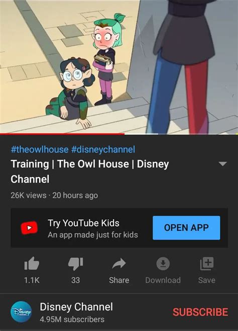 Disney Actually Shown Amity Gay Panicking On The Official Disney Youtube Channel Disney Truly