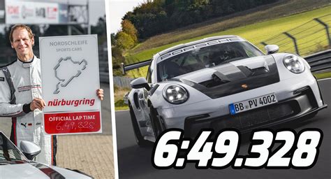 Porsche Gt Rs Laps N Rburgring In Min Beating Gt By