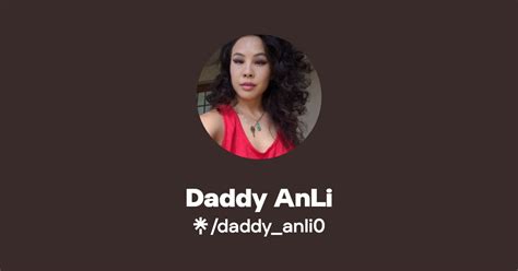 Daddy Anli Instagram Linktree