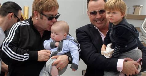 Sir Elton John and two children seen together for first time - Mirror
