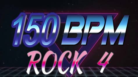 150 Bpm Rock 4 4 4 Drum Track Metronome Drum Beat Youtube