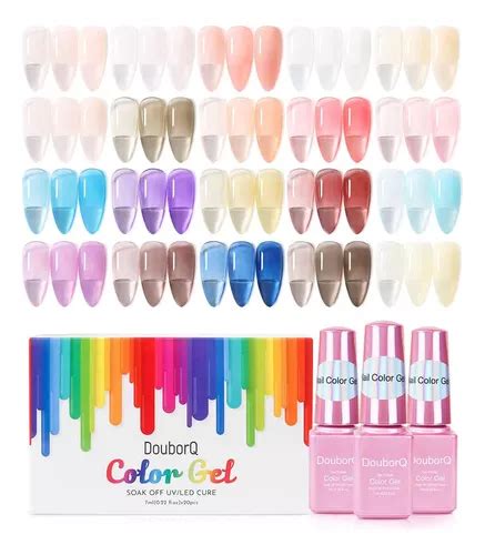 Douborq Cores Jelly Gel Esmalte Cor Translúcida Gel Nude Frete grátis