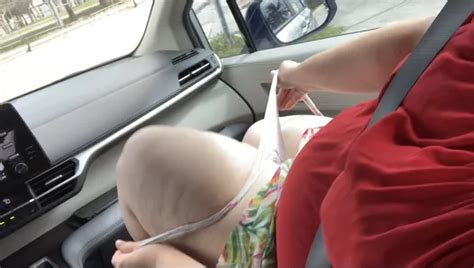 Sexy Big Ass Milf Mom With Big Tits Caught Masturbating Publicly In Car Thick White Girl