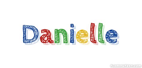 Danielle Logo Outil De Conception De Nom Gratuit à Partir De Texte
