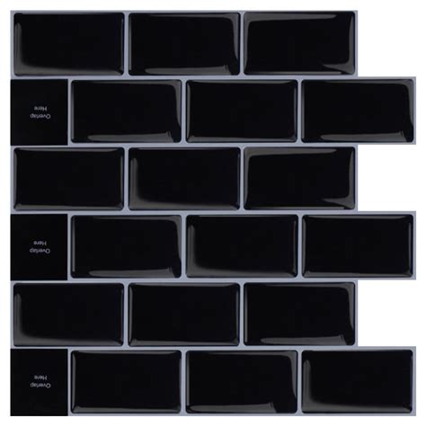 subway stick  tile black sticky tiles australia