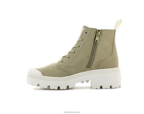 Palladium Women Pallabase Twill 2868n258 Boots Taupe 2868n258