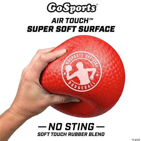 Gosports Dodgeball Balls 6 Pack Air Touch No Sting Balls Includes