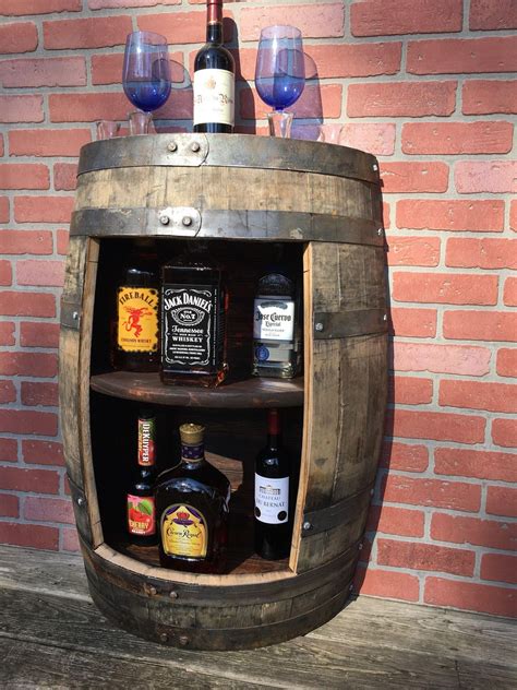 Jack Daniels Oak Whiskey Barrel Shelf Half Of A 53 Gallon Etsy