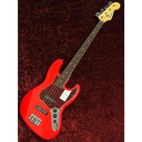 Fender Made In Japan Hybrid Ii Jazz Bass Rw Modena Red Jd23022167