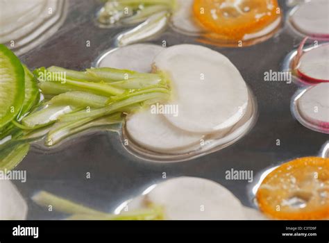 close   sliced vegetables stock photo alamy