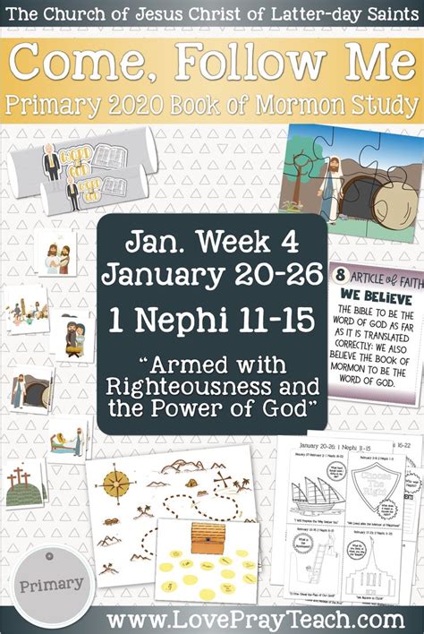 Come Follow Me For Primary January Week January Nephi