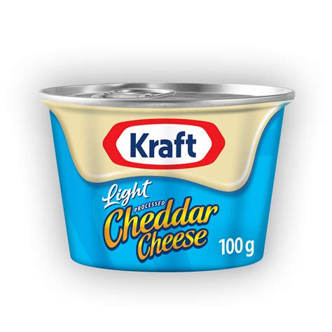 Kraft Light Processed Cheddar Cheese Can 100 G Online At Best Price