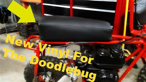 Reupholstering The Doodlebug Mini Bike Seat Youtube