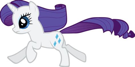 Rarity Running Vector Running Vector Little Pony Vector