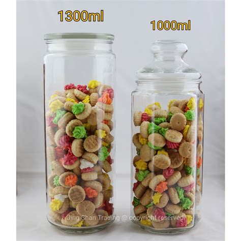 1Liter 1 3Liter Airtight Glass Jar Storage Glass Jar Balang Kaca