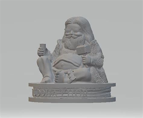 Buddha Thor 3d Model Ready To Print Stl