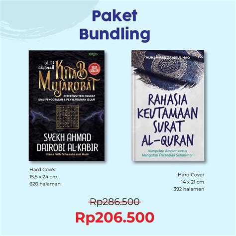 Jual Paket Bundling Kitab Rahasia Keutamaan Surat Al Quran Kitab