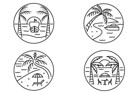 Premium Vector Beach Logo 10