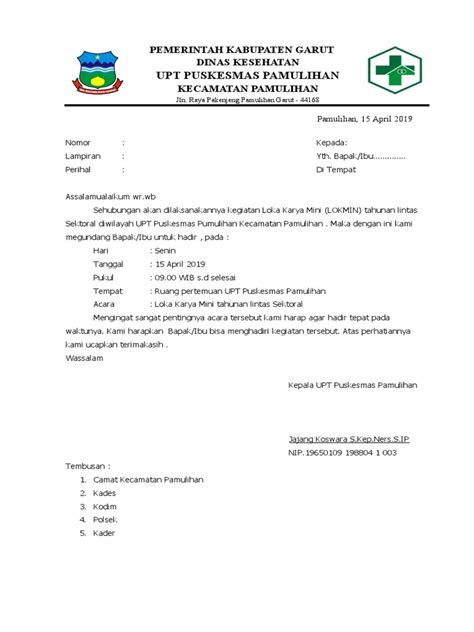 Contoh Kop Surat Pdf