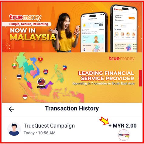 Register Truemoney Ewallet With Referral Code October Mypromo My