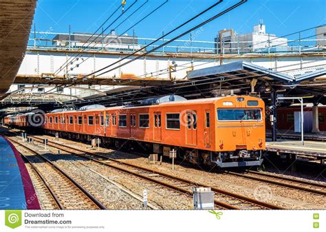 Local Train At Tennoji Station In Osaka Stock Image Image Of Kyoto