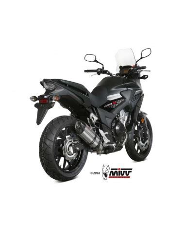 Escape Honda CB 500 X 2018 2022 Mivv H 067 L7 Suono Inox