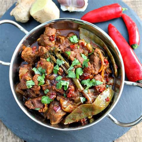 Slow Cooker Lamb Curry Lamb Bhuna Bakingqueen