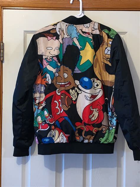 NICKELODEON REN STIMPY RUGRATS JACKET SIZE S CHEST Gem