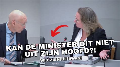 Minister Kuipers KAN EN SNAPT ER HELEMAAL NIKS VAN Fleur Agema Gaat