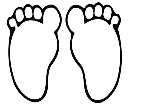 Feet Template Free Download Clip Art Free Clip Art On