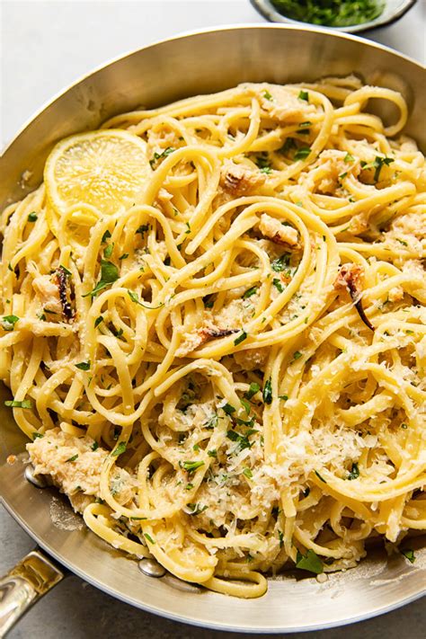 Easy Crab Linguine - recipesFd