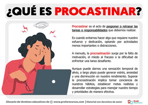 O Que Significa Procastinar