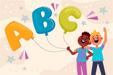 Free Vector Abc Background Illustration